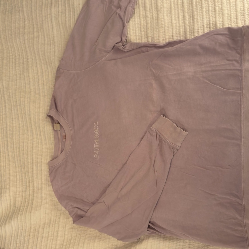 Signature by Levi Strauss Lavender Long Sleeve Shirt